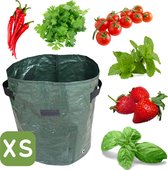 Kweekzak XS - Growbag voor kruiden, planten, groente etc. - Tuinzak/Groeizak - Extra Small 15x18CM