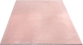 Olivia Tapijt, woonkamer, laagpolig, 80 x 150 cm, roze