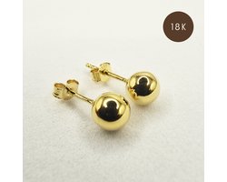 V&F Oorbellen Dames 18K Goud - Oorbellen goud - Oorbellen dames goudkleurig
