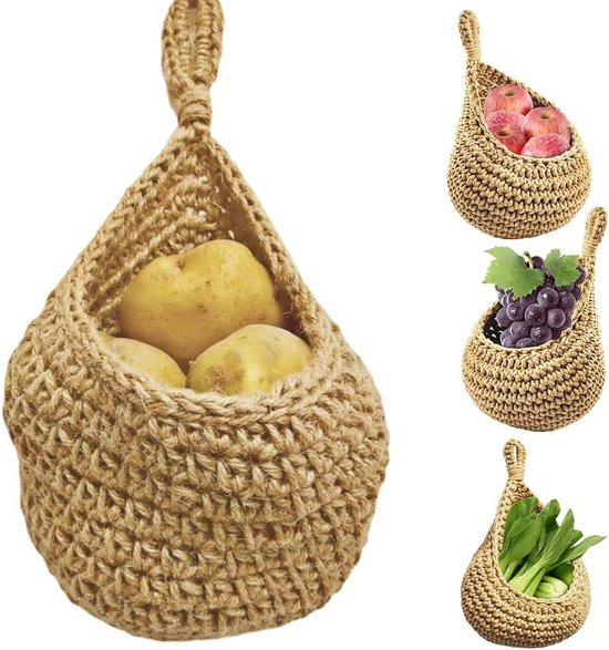 Hangings Mand, Handgemaakte Geweven Jute Wandkleden