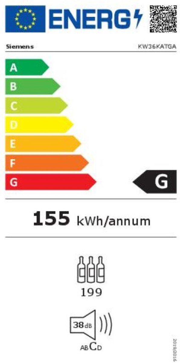 Siemens iQ500 Wijnklimaatkast met Temperatuurzone - afbeelding 2