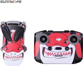 Stickerset - Red Shark - Drone en controller - DJI Mini 2