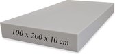 HOMEDI Polyurethaanschuim Platen - Hoge Dichtheid - Grijs - 100 x 200 x 10 cm