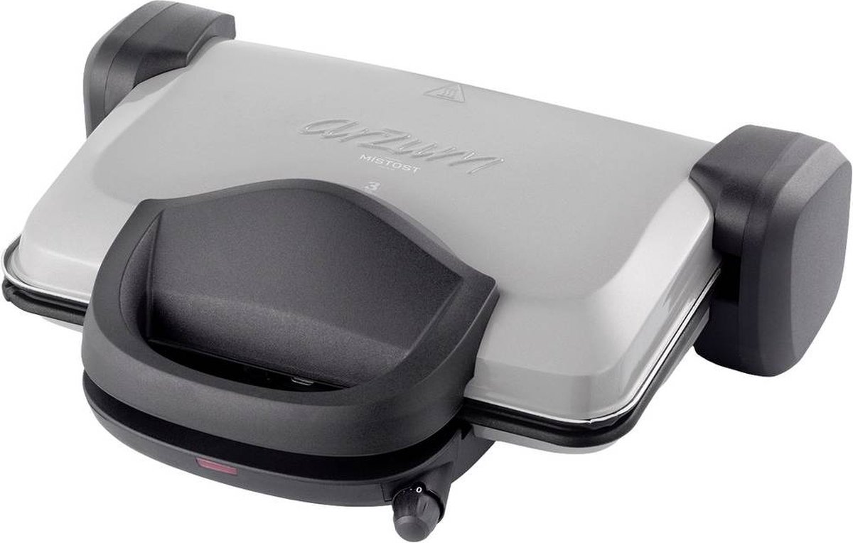 arzum AR2037 Tosti-apparaat Anti-aanbaklaag Grijs