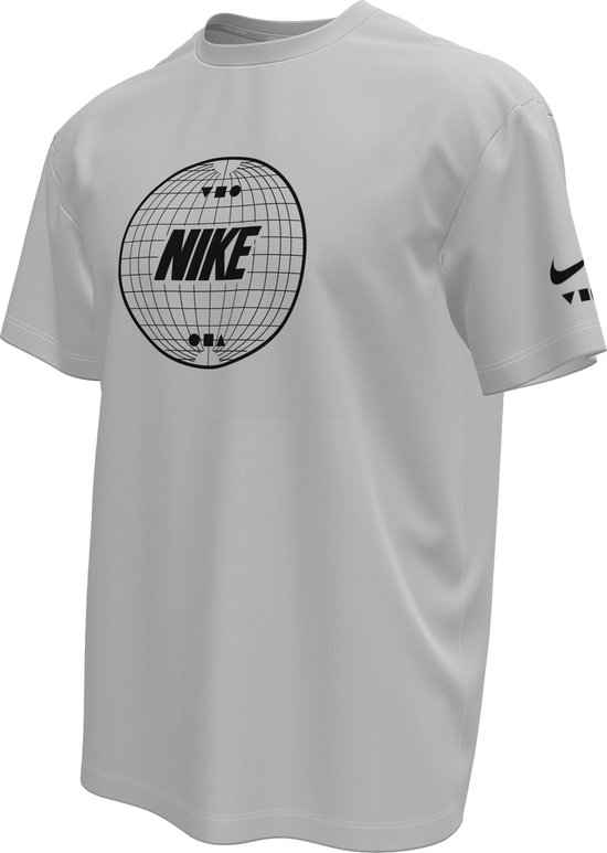 Nike Swim Nike Lead Line - Short sleeve hydroguard Heren Zwemshirt - White - Maat S