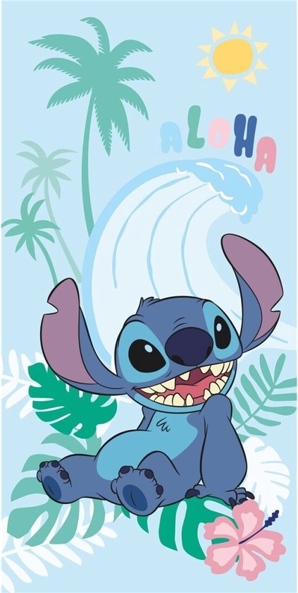 Disney Lilo & Stitch Strandlaken Aloha - 70 x 140 cm - Katoen