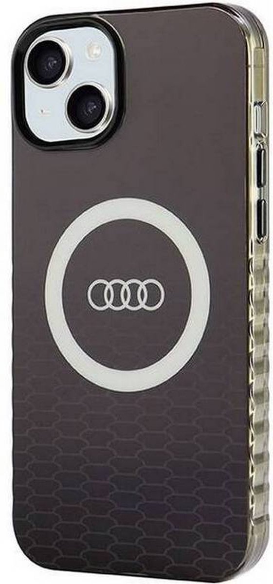 Audi IML Big Logo Back Case (MagSafe Compatible) - Geschikt voor Apple iPhone 15 Plus (6.1