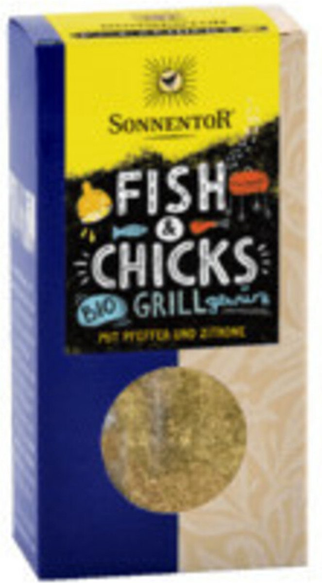Goedkoopste Sonnentor Fish & chicks bbq kruiden bio 55 Gram