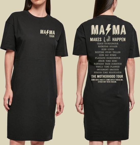 Oversized Shirt - Jurk - Speciaal voor Mama - Mama tour jurk - Moederdag cadeau
