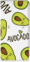 Mobiel Bookcase Valentijn Cadeautje Haar Geschikt voor Samsung Galaxy A05s Smart Cover Hoesje Avocado Singing
