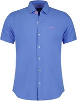 New Zealand Auckland Overhemd Wills 24cn590s Bed Blue Mannen Maat - M