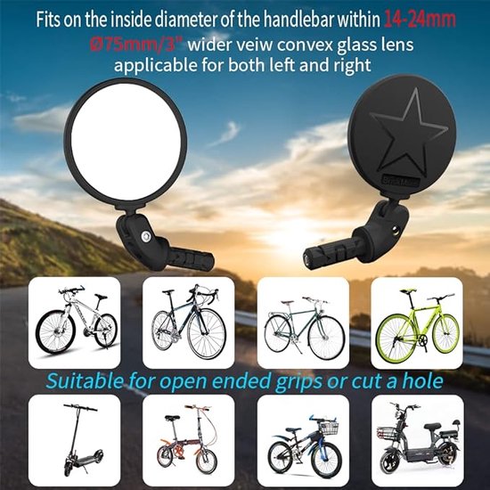 Spatbord 18''x 120 mm Universeel - Caferacer