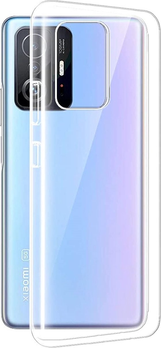 Hoesje voor Xiaomi 11T / 11T Pro backcover Shockproof siliconen Transparant