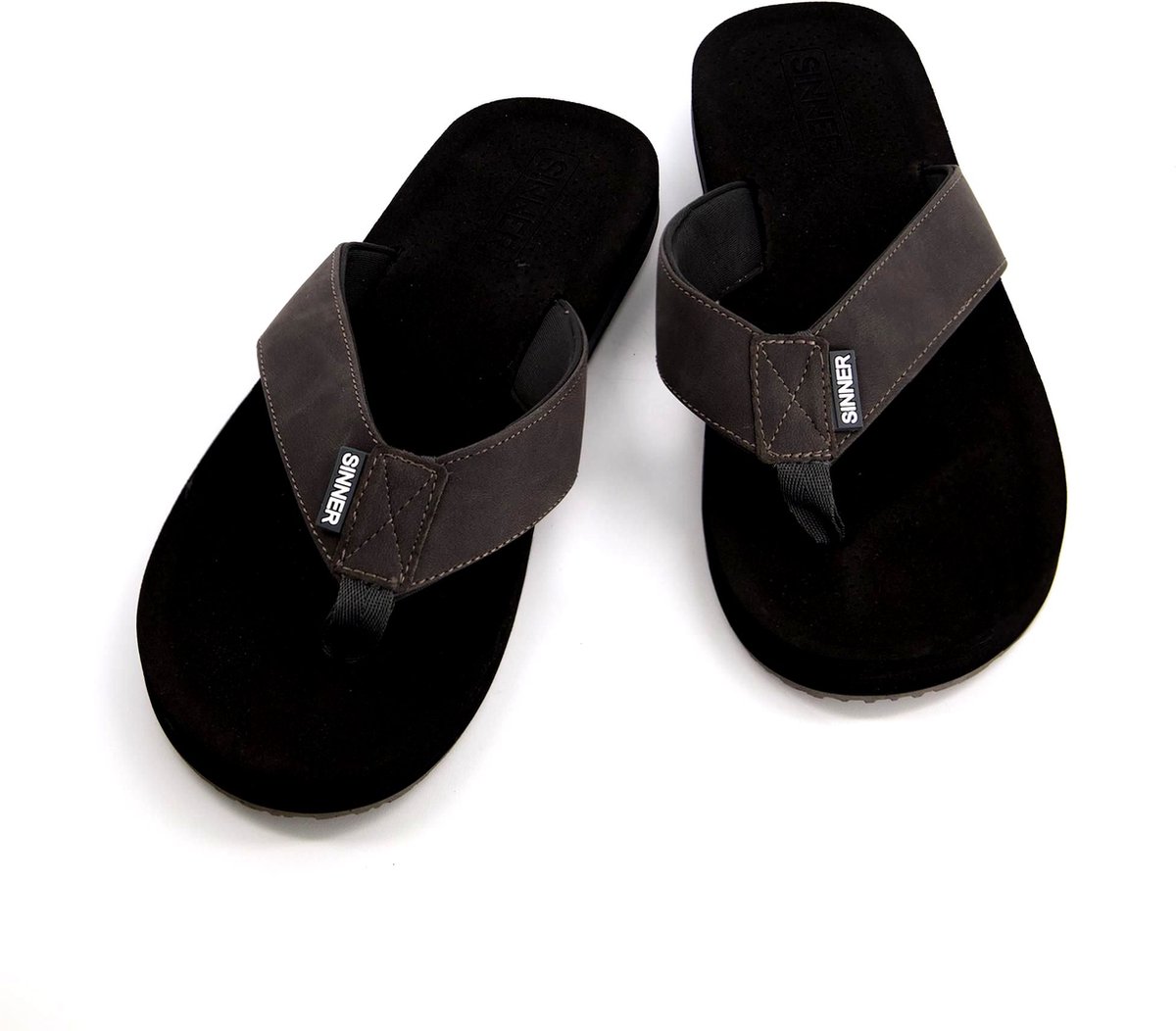 SINNER - makaha - Strandslipper heren - Zwart, wit