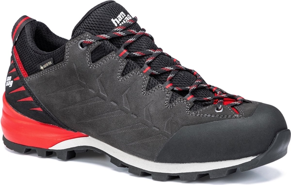 Hanwag Makra pro low GTX 100600 064055 asphalt 43 1/3 Rood