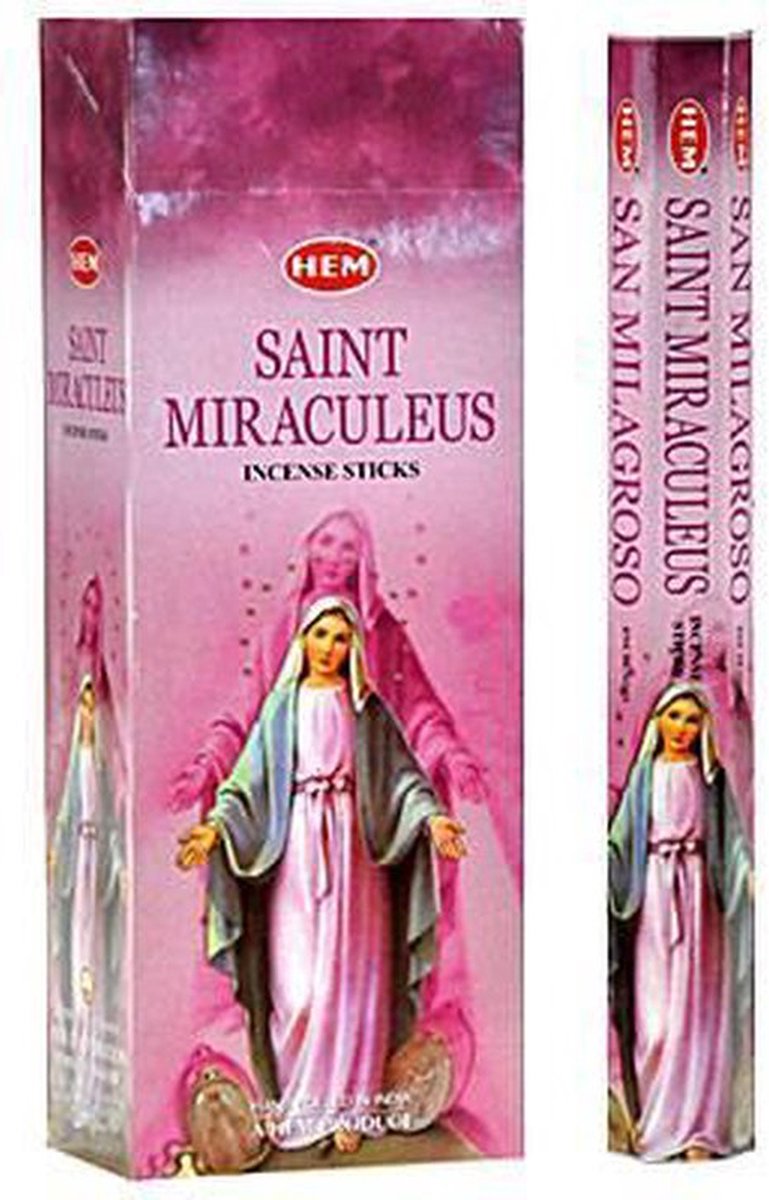 Goedkoopste HEM Wierook - Saint Miraculeus - 1 los pakje á 20 stokjes