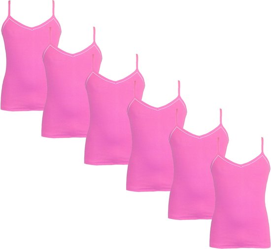 Beeren 6-Pack Meisjes hemden Lilly Roze maat 176/188