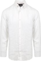 Convient - Chemise Lin Wit - Homme - Taille L - Coupe Regular