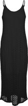 Vero Moda Jurk Vmkylie S/l V-neck Ankle Dress Wvn 10308005 Black Dames Maat - L