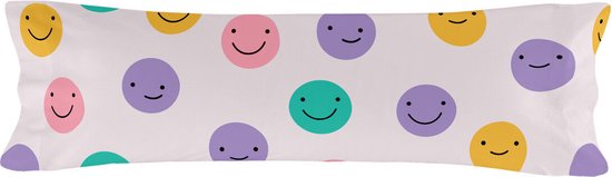 Kussensloop HappyFriday Aware Funny faces Multicolour 45 x 125 cm