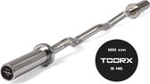 Toorx Fitness EZ Curlbar - Olympische Curlstang - Chrome 120 cm - BCO-120