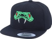 Hatstore- Kids Venomous Green Viper Black Snapback - Kiddo Cap Cap