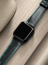 Apple Watch Leren Horlogeband - Green Degrade Copper - 42mm, 44mm, 45mm