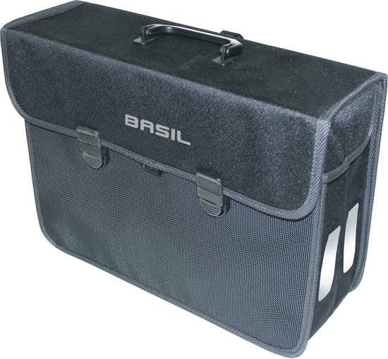 Basil Malaga XL - sacoche pour vélo simple - 17 litres - noir