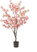 Bloesemboom - Cherry Blossom - Roze - 135cm - Kunstplant - Kersen Bloesem