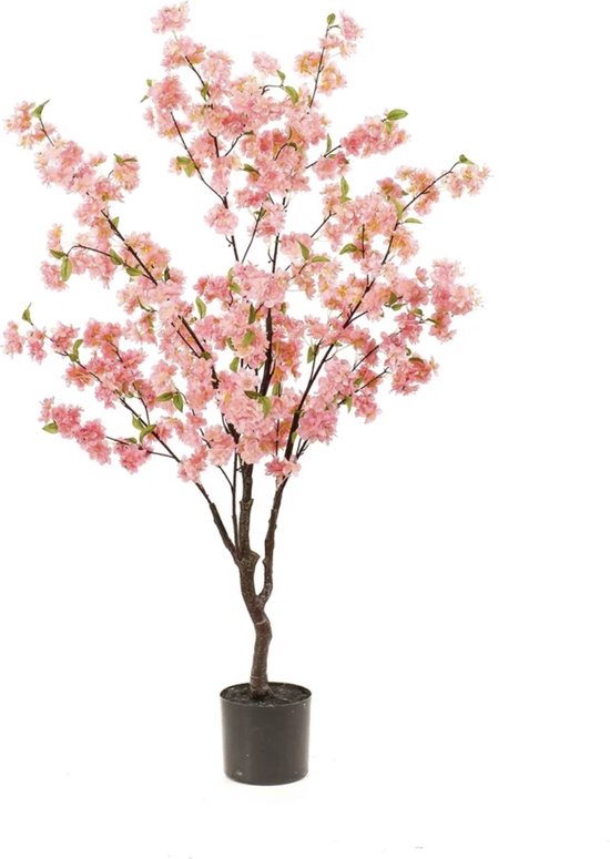 Bloesemboom - Cherry Blossom - Roze - 135cm - Kunstplant - Kersen Bloesem
