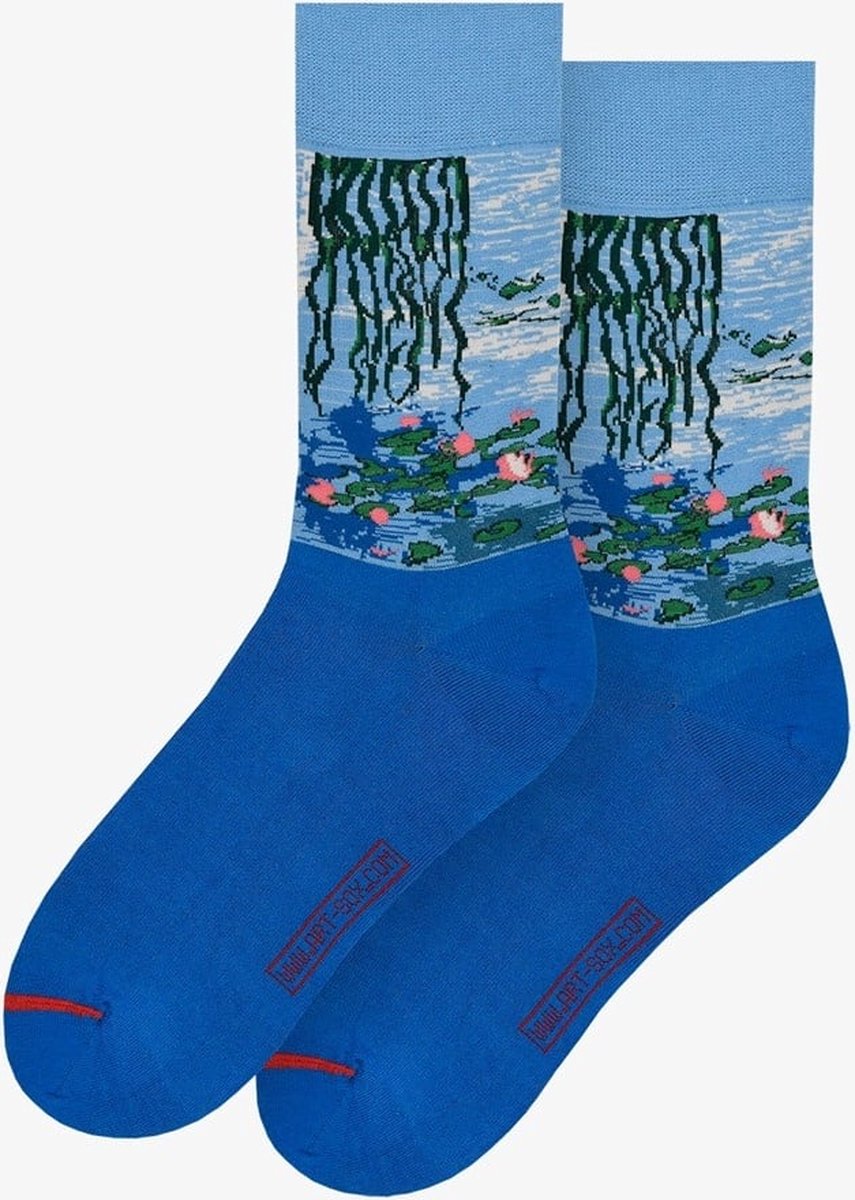 Kunst Sokken, maat 40-46, Monet, Waterlelies