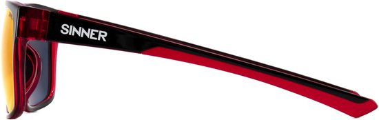 Sinner Spike zonnebril - Zwart rood - Polarised SINTEC® lens van Sinner — afbeelding 4