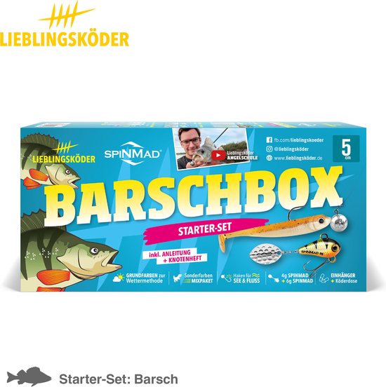 Lieblingskoder - Baars box - Cadeaubox - Kunstaas - Starter Set - Baars Vissen van LIEBLINGSKODER — afbeelding 3