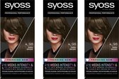 SYOSS Color baseline 4-98 Paris Brown - 1 stuk - Voordeelverpakking 3 stuks