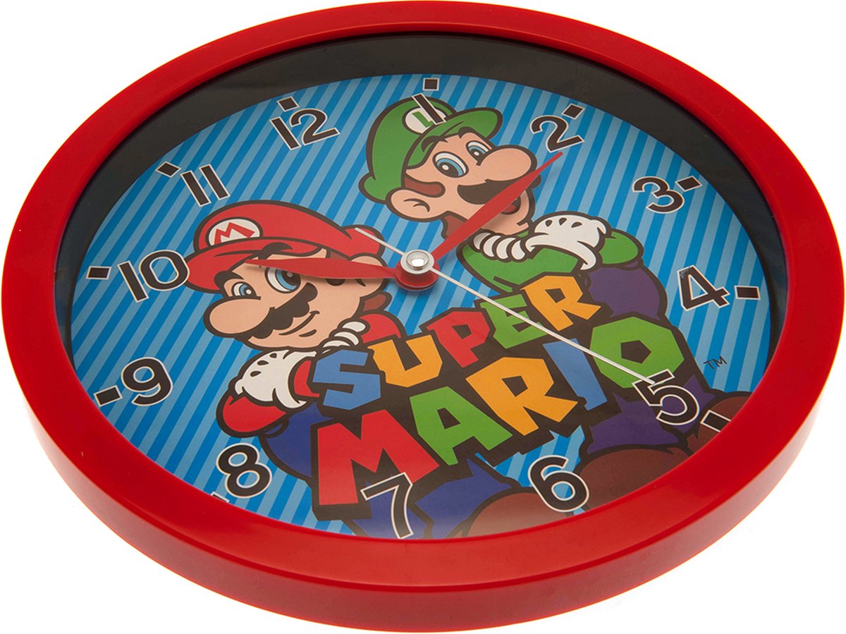 SUPER MARIO - Wall Clock - Wandklok - 24cm