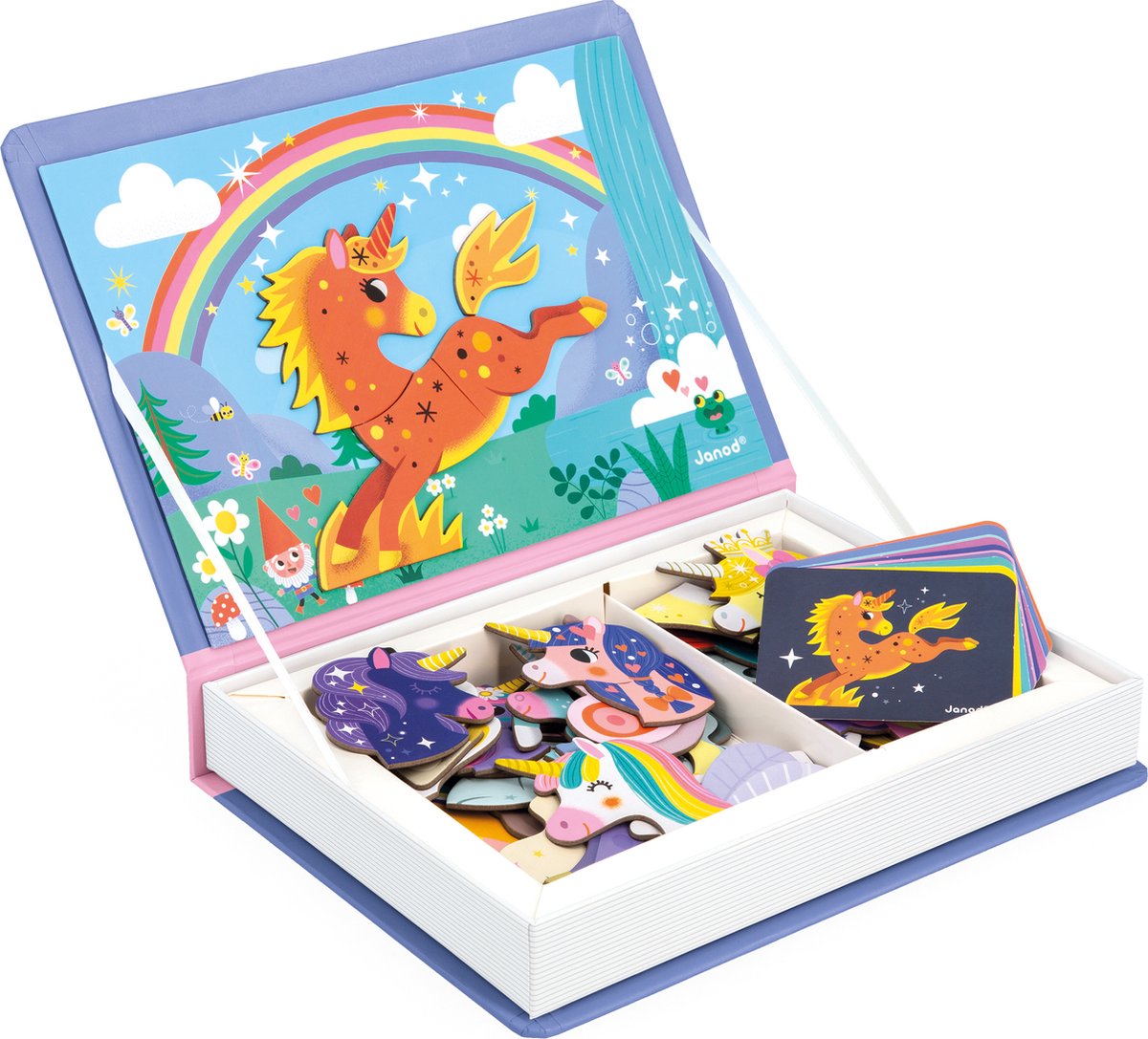 Janod - Magnetibook - Unicorn — afbeelding 3