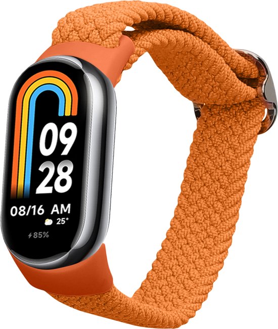 Bracelet en nylon kwmobile pour montre intelligente - convient pour Xiaomi Mi Band 8