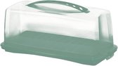 Boîte à gâteaux - Cake Storage Box - vert avec couvercle transparent