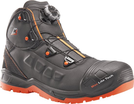 Garsport veiligheidsschoenen Ghost MID 3 S3 met BOA systeem - Zwart