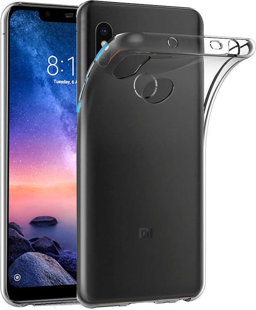Hoesje voor Xiaomi Redmi Note 6 Pro backcover Shockproof siliconen Transparant