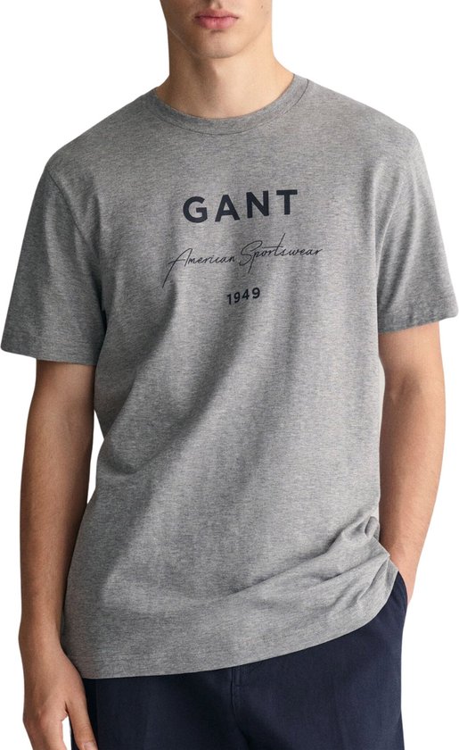 Gant Script Graphic T-shirt imprimé Homme - Taille L