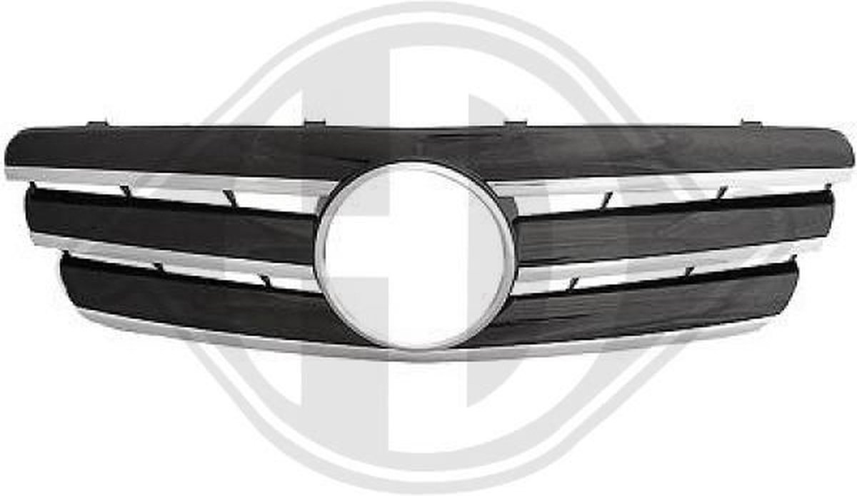 Radiateurgrille - HD Tuning Mercedes-benz C-klasse (w203). Model: 2000-05 - 2007-12