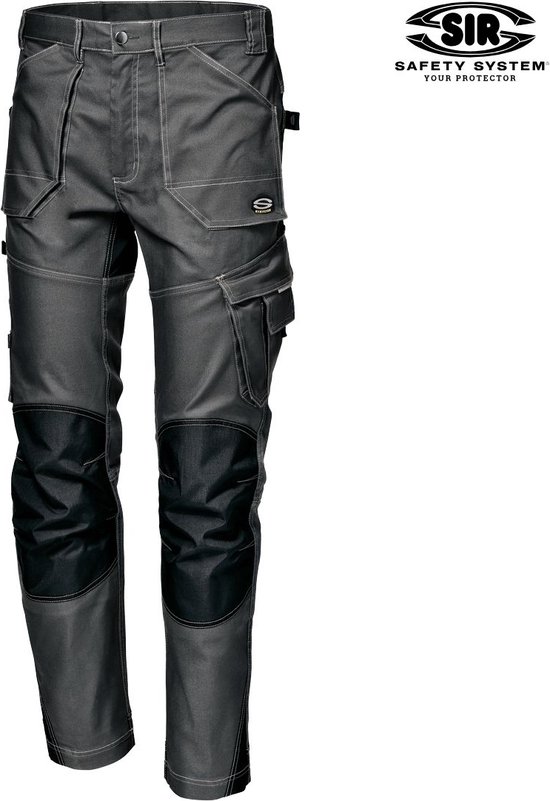 Pantalon de travail SIR SAFETY GEMINI Grijs - Renforcé en Cordura® Pantalon de travail avec poches pratiques multifonctions