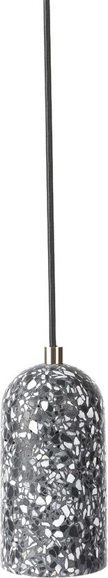 XLBoom Terrazzo U Lamp - Zwart - 9,5 × 9,5 × 20 cm