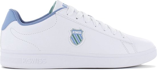 K-Swiss Court Shield Sneakers voor heren, 43 EU, wit, 43 EU