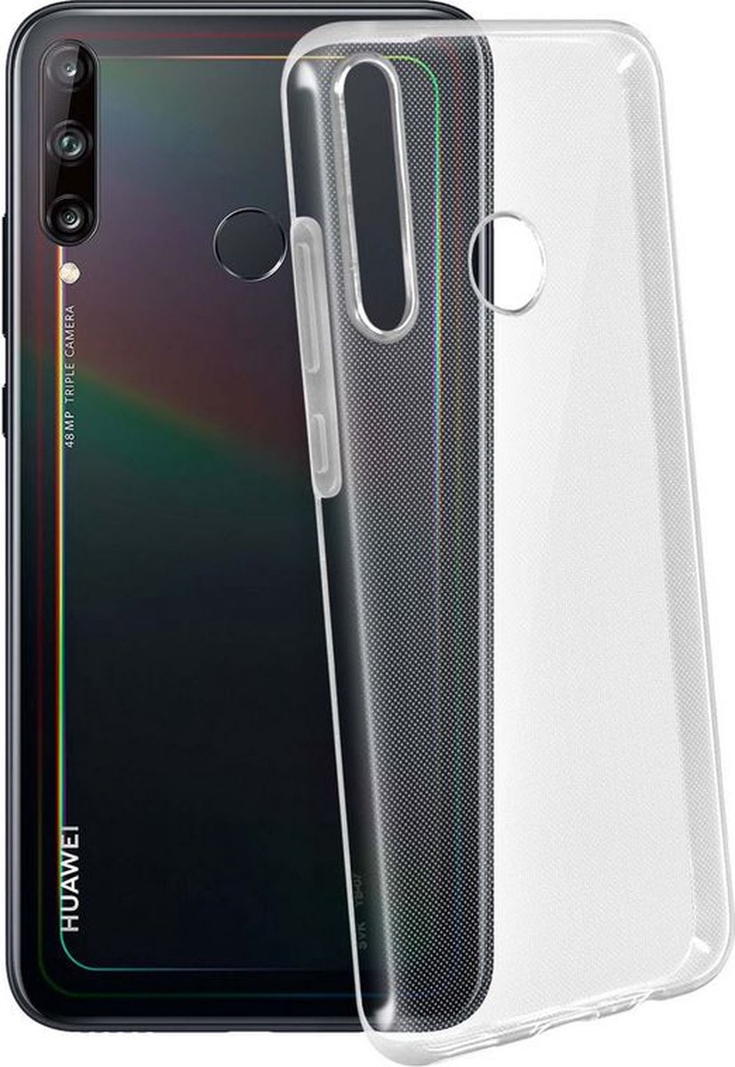 Hoesje voor Huawei P40 Lite E backcover Shockproof siliconen Transparant