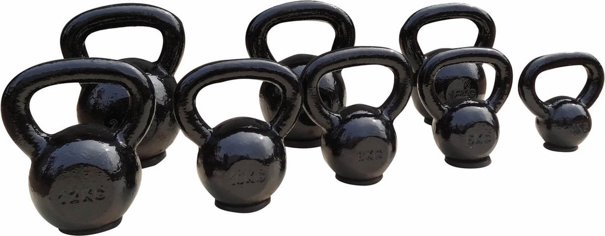 Toorx Fitness Gietijzeren Kettlebell - Met Rubber Basis 24 kg
