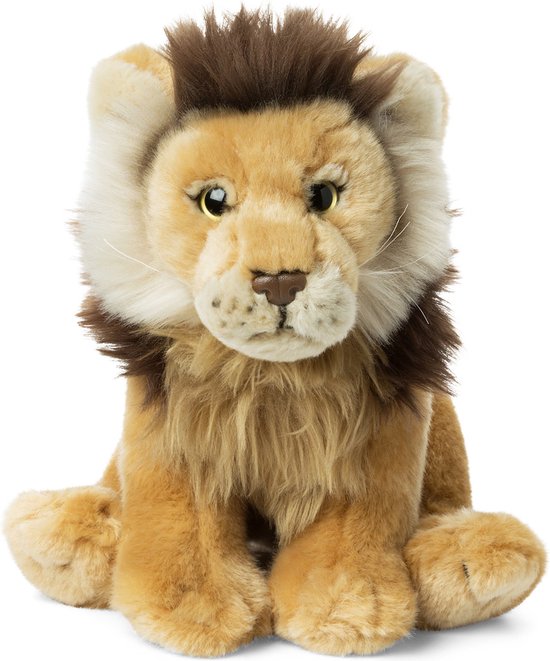 WWF Leeuw Knuffel Zittend - 23 cm