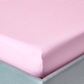 Homescapes Drap-housse Rose 100% coton Égyptien 200 fils 150 x 200 cm