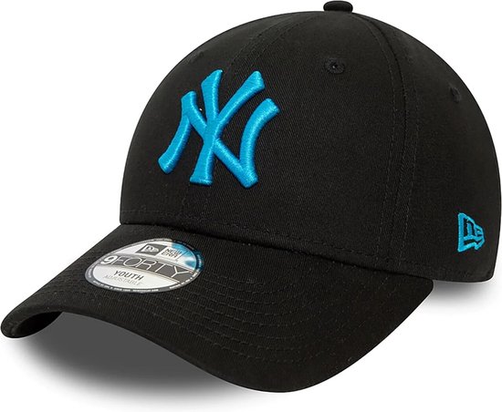 New Era - Kinderpet 6 tot 12 Jaar – New York Yankees YOUTH League Essential Black Blue 9FORTY Adjustable Cap